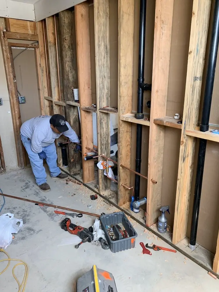 Commercial rough-in plumbing for Gas Line Repair in Kirkville